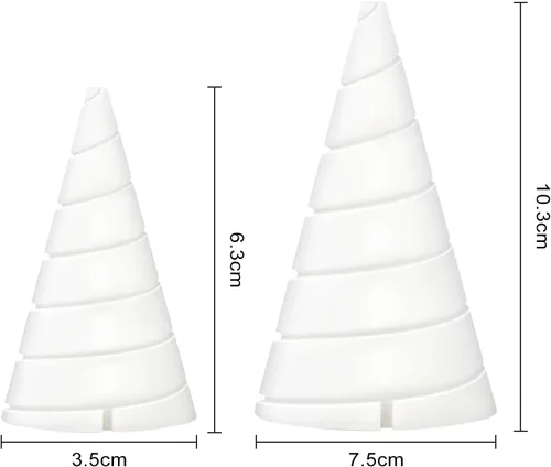 Vista 8 de Plantilla de bobinado de bobina para electrocultivo Jardinería Fibonacci Bobina de bobinado para electrocultivo Antena de jardinería de cobre