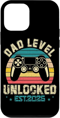 Vista 16 de iPhone XR Dad Level Unlocked EST.2025 Retro Style Case