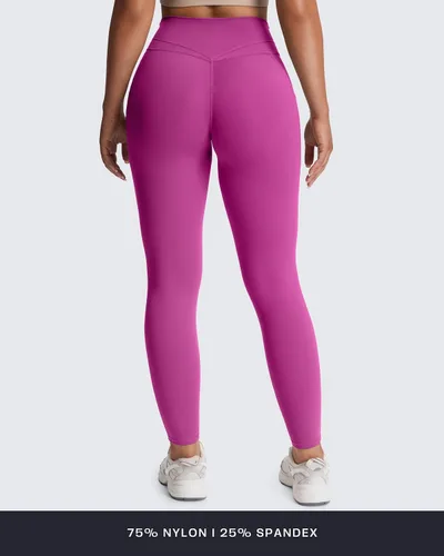 Vista 80 de Aoxjox Trinity - Pantalones de yoga de cintura alta con bolsillos para mujer, control de abdomen, cintura cruzada, leggings de entrenamiento suaves