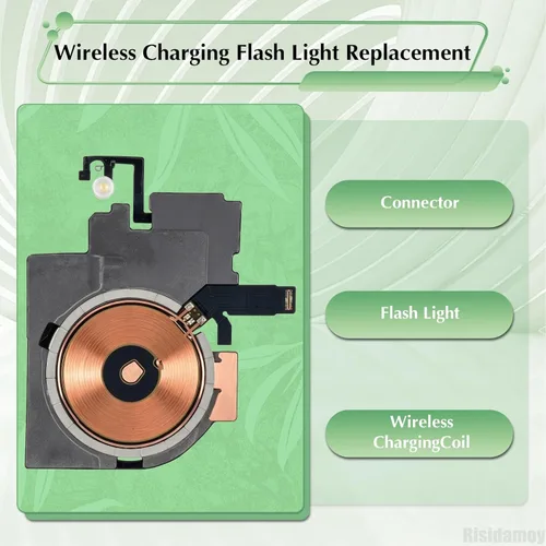 Vista 3 de NFC Wireless Charging Flash Light Replacement for iPhone 16 Plus