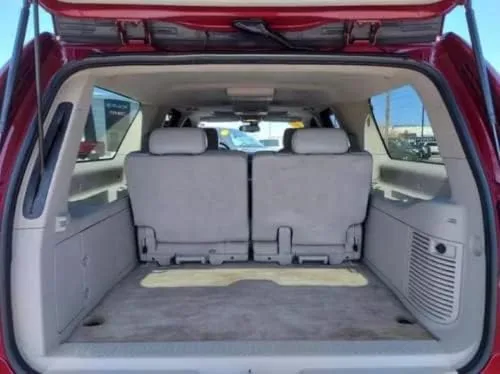 Vista 9 de Red de carga organizadora de maletero para Caddy Escalade Chevy Suburban Tahoe GMC Yukon 2000-2014 – Red de carga estilo sobre para SUV