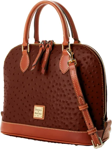Vista 2 de Dooney & Bourke Bolso, Bolso con cremallera de avestruz