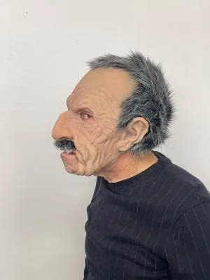 Vista 3 de Zagone Studios Gus, Cousin Gus es una máscara facial de látex súper suave