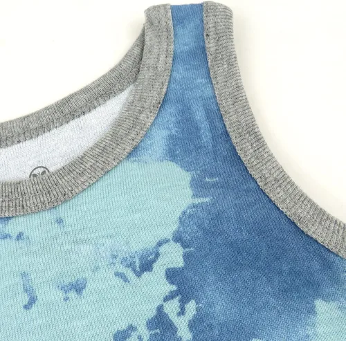 Vista 41 de HonestBaby Camisetas musculares sin mangas 100% algodón orgánico para bebés y niños pequeños, niñas
