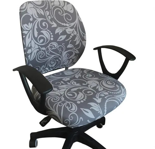 Vista 10 de Melaluxe Funda para silla de oficina de computadora, funda universal protectora y elástica para silla giratoria elástica