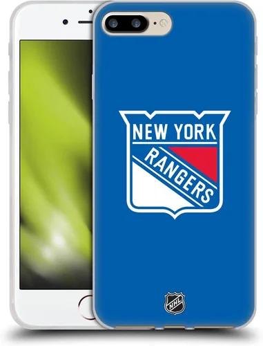 Vista 71 de Head Case Designs Funda de gel suave con licencia oficial de la NHL Camouflage New York Rangers compatible con Apple iPhone 7 Plus/iPhone 8 Plus