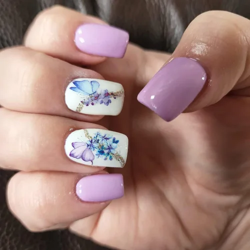 Vista 4 de Eseres 10 hojas de calcomanías de uñas de mariposa para mujer, diseño y arte de uñas