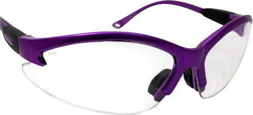 Vista 7 de Birdz Gafas Flamingo - Lentes de seguridad para el trabajo, bifocales, montura púrpura + lentes transparentes de aumento 2.0