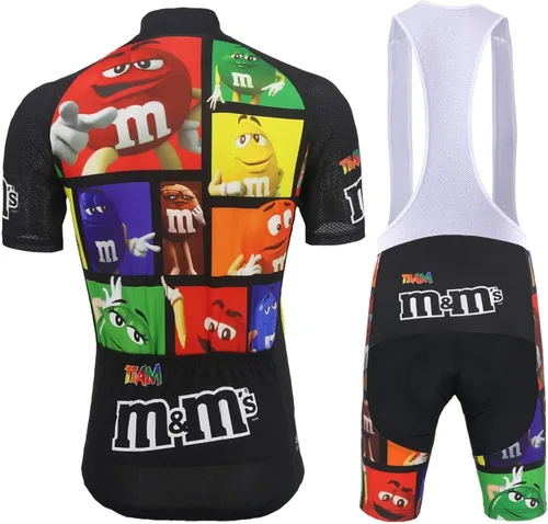 Vista 2 de Hombres Nuevo Ciclismo Jersey bike desgaste manga corta Jersey set babero pantalones cortos gel pad transpirable Ciclismo ropa ciclismo