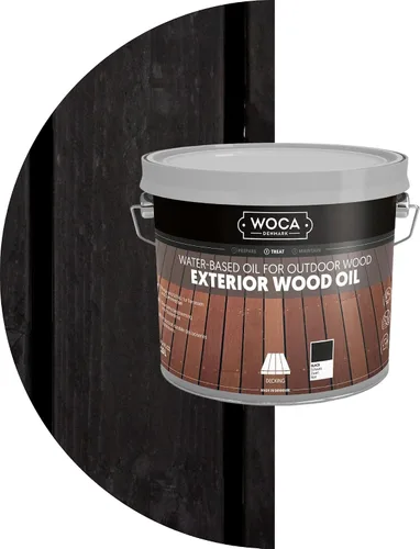 Vista 14 de WOCA Comprobador de aceite de madera exterior de Dinamarca, aceite penetrante a base de agua para superficies de madera al aire libre, muestra