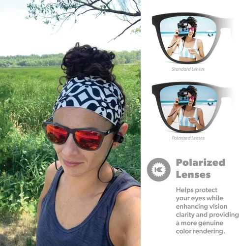 Vista 3 de Knockaround Classics Polarized Sunglasses for Men & Women - Impact Resistant Lenses & Full UV400 Protection
