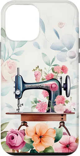Vista 16 de Funda de costura floral vintage para máquina de coser iPhone 16