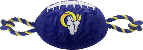 Vista 19 de Juguetes de fútbol NFL Arizona Cardinals para perros de Pets First, materiales de nylon de alta calidad, fuertes cuerdas de tracción, silbato
