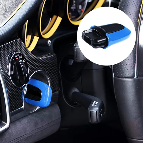 Vista 2 de Funda de entrada y conducción azul compatible con Porsche Cayenne Panamera Macan 911, cubierta de entrada sin llave compatible con Porsche 718