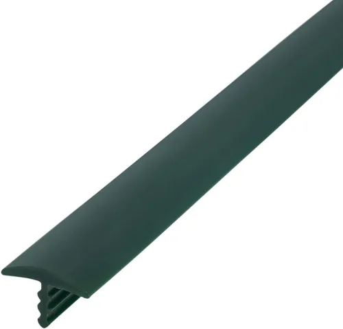 Vista 20 de Outwater T-molding plástico del 1/2 pulgada de la almendra flexible centro del centro de la púa que moldea la bobina de 25 pies