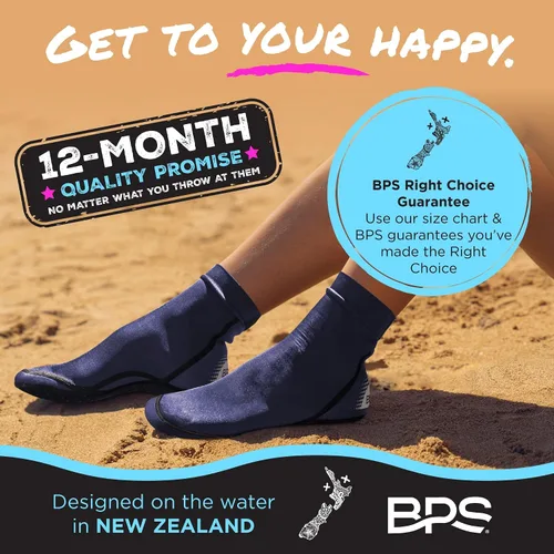 Vista 18 de BPS "Second Skin" - Calcetines de voleibol de playa ultra flexibles de secado rápido, calcetines de fútbol de arena, botines de deportes acuáticos