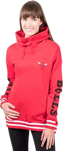 Vista 16 de Ultra Game - Sudadera con capucha de forro polar para mujer de la NBA con cuello de embudo