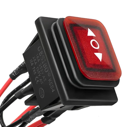 Vista 9 de interruptores DPST AC/DC 20A-125V, 16A-250V, 30A-24V, 35A-12V, IP66 impermeable encendido-apagado, relleno de pegamento impermeable, interruptor