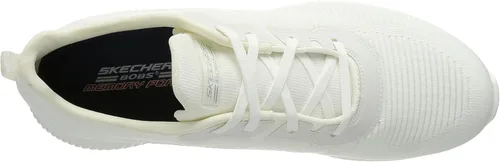 Vista 5 de Skechers Bobs Squad - Tenis Tough Talk para mujer, Negro