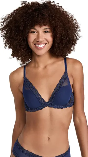 Vista 57 de Natori - Sujetador de encaje para mujer con inmersión, diseño de plumas Rosa (Cameo Rose)