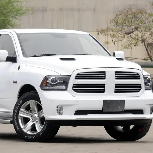 Vista 3 de Voodonala para Dodge RAM 1500 2013-2018 y 2019-2024 Classic Soporte de Placa de Matrícula Delantera Kits de Montaje de Matrícula Delantera