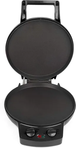 Vista 5 de Courant Máquina de pizza, olla para pizza de 12 pulgadas y máquina de calzone, con control de temporizador y temperatura, horno de pizza de 1440