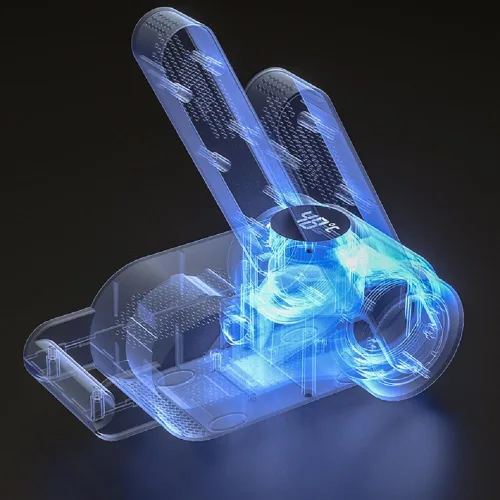Vista 7 de Secador de botas eléctrico portátil, Secador de zapatos con soplador de calor, Secador de guantes y calentador de botas, Máquina de secado rápido