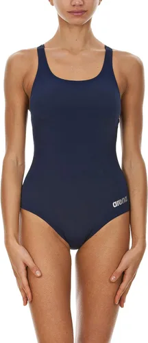 Vista 4 de Arena Traje de baño de una pieza Madison Swim Pro Back MaxLife estándar para mujer, azul marino, 42