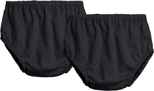 Vista 5 de City Threads Cotton Diaper Covers for Girls and Boys 2-Pack, Made in USA Baby Bloomers, Wear Over Disposable and Cloth