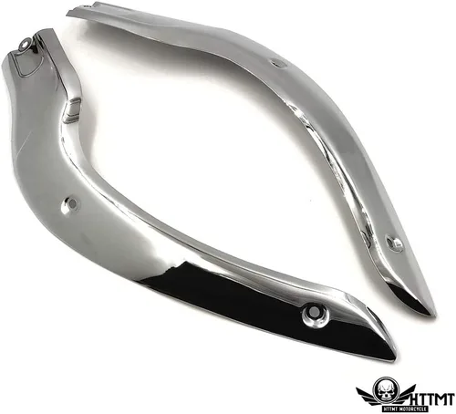 Vista 3 de HongK - Parabrisas cromado compatible con 04-13 H-D CVO Road Glide Ultra FLTR