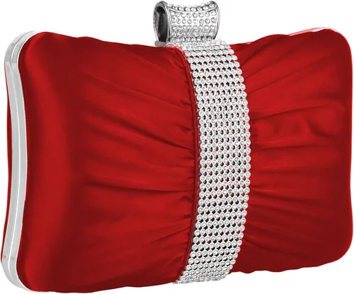 Vista 2 de Lifewish Bolso de noche plisado de satén para mujer bolso de noche para fiesta de graduación boda mujeresniñas