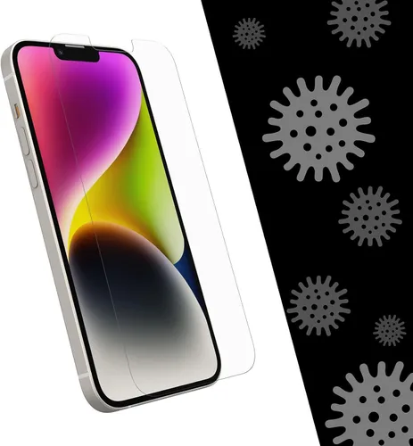 Vista 2 de OtterBox ALPHA GLASS - Protector de pantalla para iPhone 13 y iPhone 13 Pro, transparente (GEN 2)