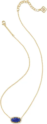 Vista 123 de Kendra Scott - Collar Elisa con dije para mujer, joyería de moda, chapado en oro de 14 quilates