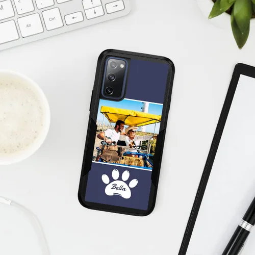 Vista 2 de Funda de teléfono personalizada para Galaxy S20 FE 5G, funda para teléfono multifoto, funda protectora resistente de doble capa a prueba de golpes