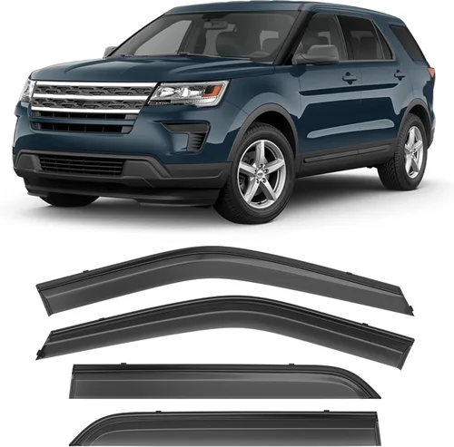 Vista 12 de Deflectores de ventana irrompibles con cinta para Chevrolet Equinox 2025-2026