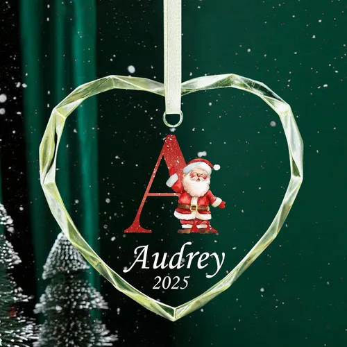 Vista 18 de Paquete de 4 adornos de Navidad personalizados 2025 de cerámica personalizada con foto y texto para decoración de árbol de Navidad, primera Navidad