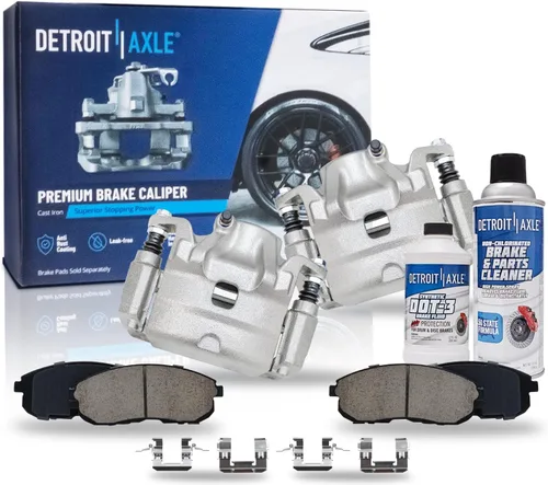 Vista 12 de Detroit Axle - Pastillas de freno para Dodge Ram 2500 3500 2003-2008, Ram 4000 2005-2008, 2004 2006 2007 Pastillas de freno de cerámica delanteras