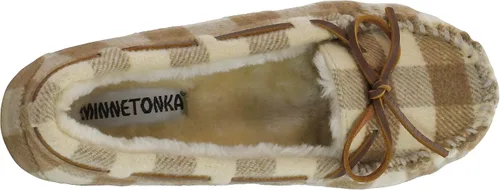 Vista 6 de Minnetonka - Pantuflas Cally de pelo sintético para mujer