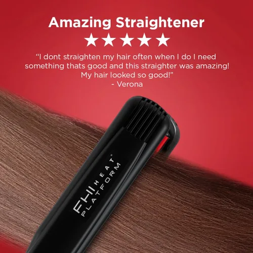 Vista 2 de FHI HEAT Plancha de pelo de turmalina Platform Pro Styling para todo tipo de cabello