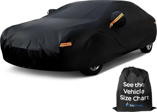Vista 17 de EzyShade - Funda de 10 capas para auto, sedán y hatchback, impermeable, para todo tipo de clima y exterior, consulta la tabla de tamaños para un