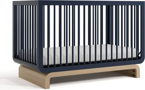 Vista 26 de Storkcraft Santorini - Cuna convertible 5 en 1 con barandilla Driftwood