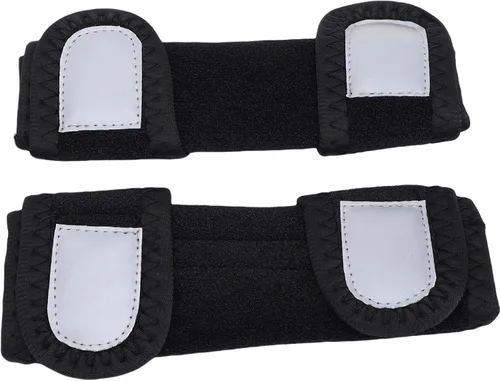 Vista 3 de Jiawu Dog Leg Braces, 1 Pair Adjustable Front Leg Hock Joint Compression Support for Sprain Prevention and Injury Protection Dog Knee Brace, Support