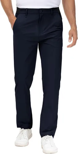 Vista 2 de Gopune Men's Stretch Golf Pants Quick Dry Lightweight Outdoor Casual Dress Work Pants with Pockets