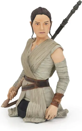 Vista 3 de Gentle Giant Estudios Star Wars: el despertar de la fuerza: Rey Mini busto de resina