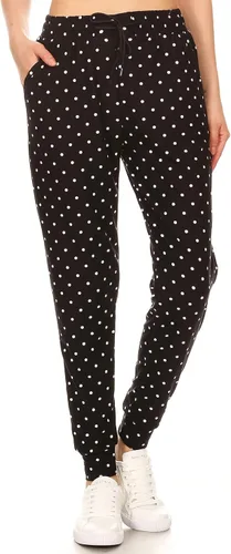 Vista 2 de Leggings Depot - Pantalones deportivos de calce relajado para mujer, con bolsillos y puños, ideales para yoga y entrenamiento