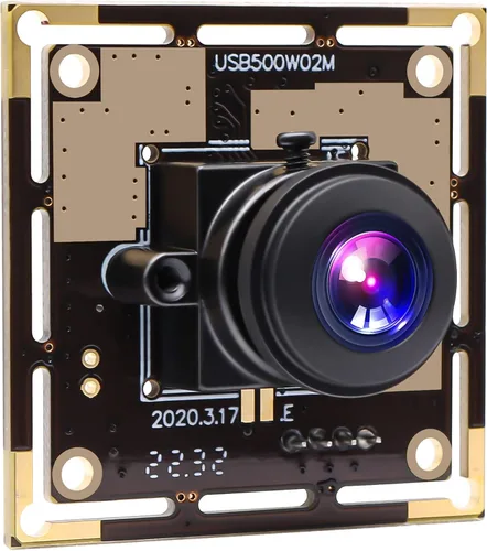 Vista 10 de ELP Módulo de cámara USB gran angular con enfoque automático de 5 mp con carcasa de metal OV5640 Mini UVC USB2.0 Lightburn cámara grabador láser