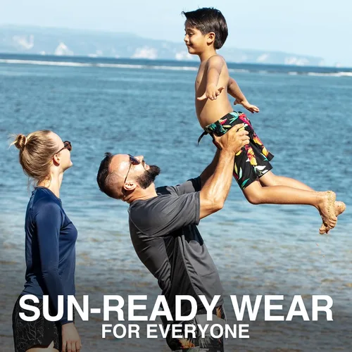 Vista 15 de Kanu Surf Traje de baño Yolo de secado rápido UPF 50+ para niños