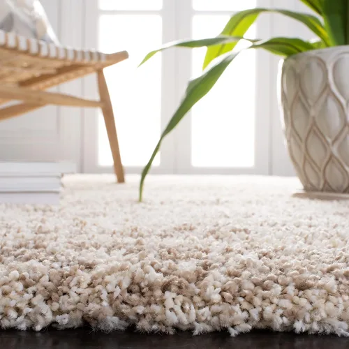 Vista 4 de SAFAVIEH Hudson Shag Collection - Alfombra decorativa de 2 x 3 pies, diseño moderno, no desprende pelusa y de fácil cuidado, 2 pulgadas de grosor