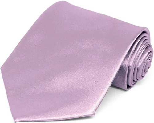 Vista 394 de tiemart Corbata de color sólido para hombre Longitud estándar