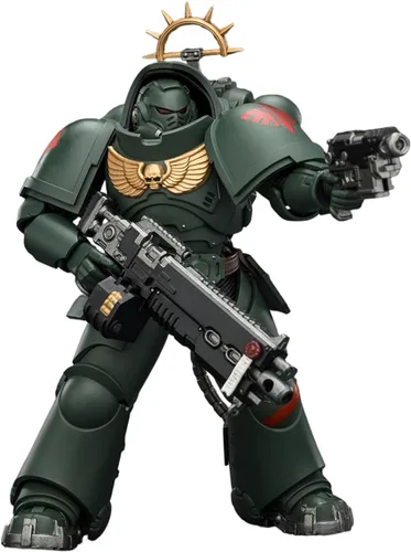 Vista 6 de JOYTOY 1/18 Warhammer 40,000 Figura de acción de 4 pulgadas Maestro de los Ángeles Oscuros con Puño del Poder Feirros Colección Modelo Jt7691